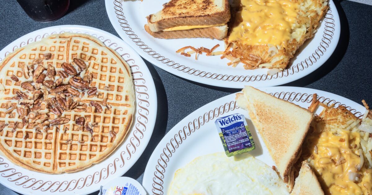 We went to Waffle House — the American highway staple ...