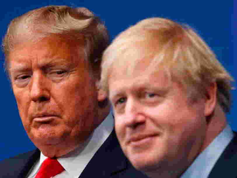 Boris Johnson has canceled his planned trip to the White House after Trump slammed the phone down on him in a moment of 'apoplectic' fury