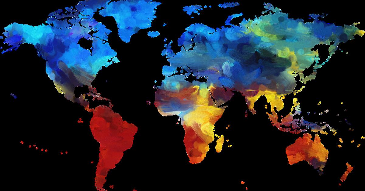 Voici la taille réelle de chaque pays Ça m