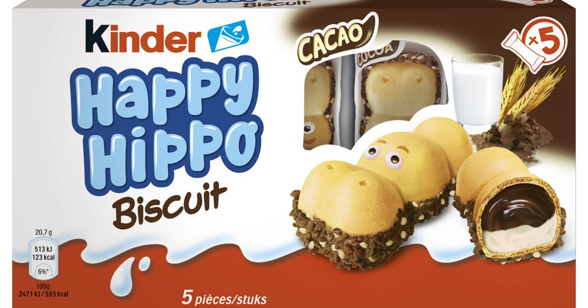 Avec Les Kinder Happy Hippo Ferrero Continue Les Lancements De Biscuits En France