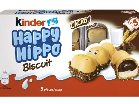 Avec Les Kinder Happy Hippo Ferrero Continue Les Lancements De Biscuits En France