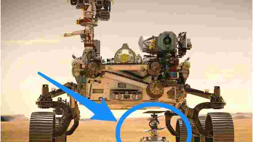 Le tout premier hélicoptère spatial de la NASA s'approche de Mars