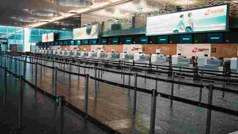 En 2020, les aéroports européens sont revenus à leurs niveaux de trafic de 1995