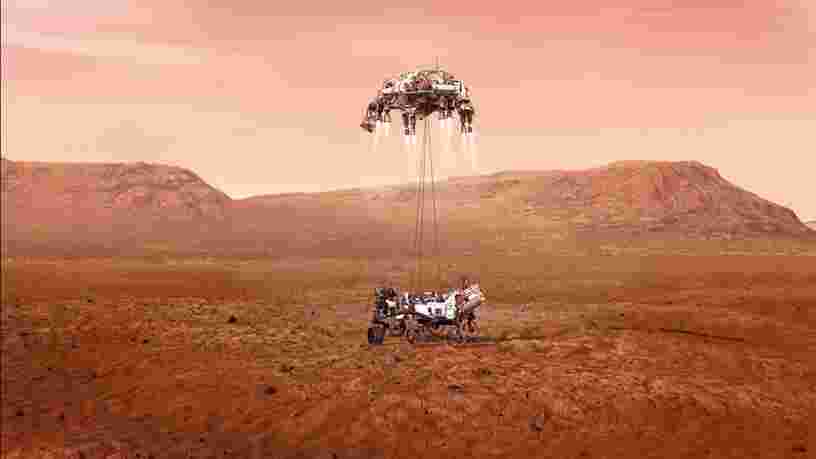 L'atterrissage de Perseverance sur Mars, ce sont 'sept minutes de terreur'