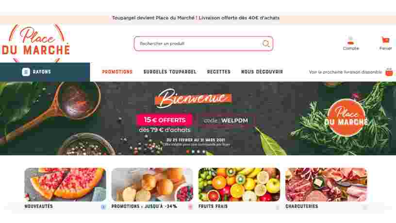 Toupargel devient "Place du Marché" et propose 6 000 produits, mais pas que des surgelés