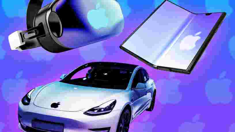 iPhone pliable, casque VR, 'Apple Car'... Tout ce qu'Apple prépare pour les prochaines années