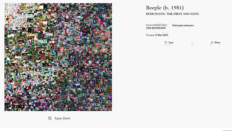L'identité du mystérieux acquéreur de l'œuvre d'art crypto la plus chère au monde enfin révélée