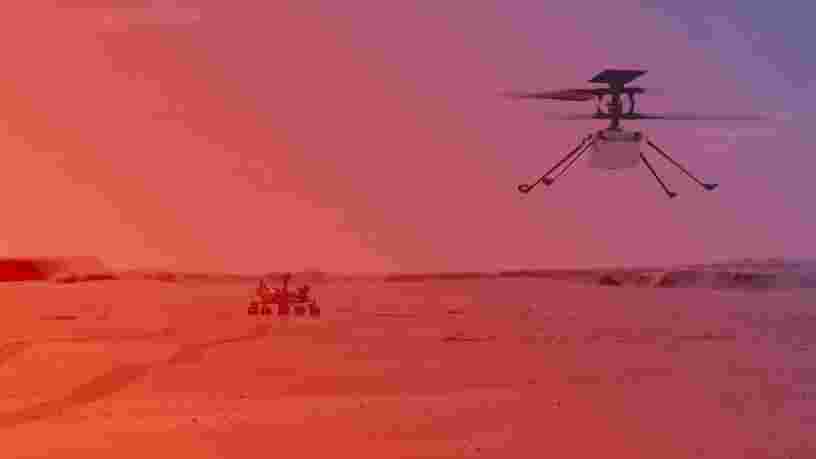 La NASA veut faire décoller un hélicoptère sur Mars début avril