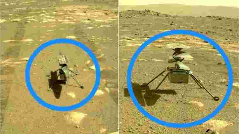Ingenuity a survécu à sa première nuit sur Mars et s'apprête à voler