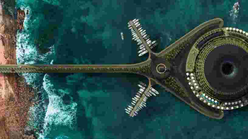 Cet hôtel 5 étoiles flottant en projet produirait sa propre électricité en tournant