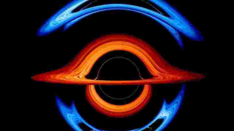 Cette animation de la NASA montre deux trous noirs supermassifs dansant l'un autour de l'autre
