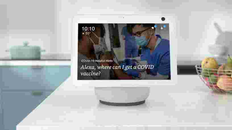 Vous pouvez désormais demander à Alexa, l'assistant vocal d'Amazon, où vous faire vacciner