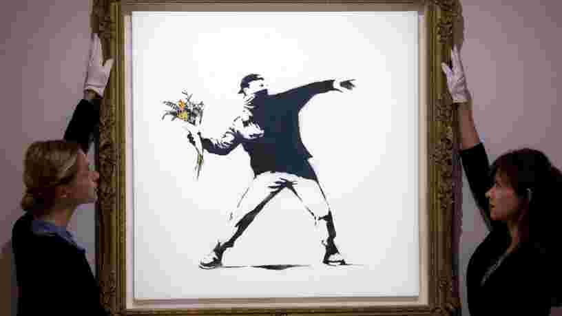 Sotheby’s va accepter le bitcoin et l’ether pour la vente d’une oeuvre de Banksy, une première