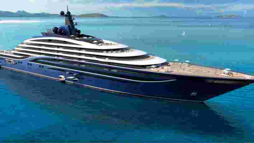 Voici à quoi ressemblera le futur plus grand yacht du monde, estimé à 600 M$