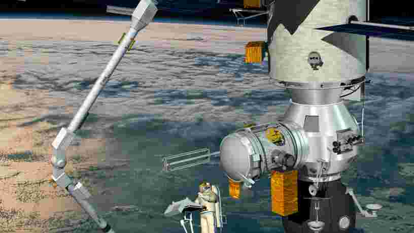 Un bras robotisé européen va être lancé vers la Station spatiale internationale