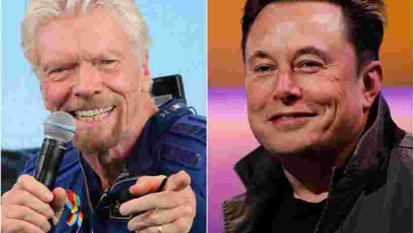 Elon Musk va acheter un billet pour l'espace avec la société de Richard Branson