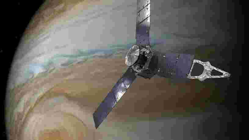 Cette magnifique vidéo de la NASA vous fait survoler Jupiter et sa lune Ganymède