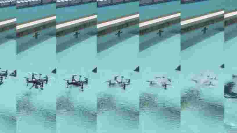 Des chercheurs chinois développent un drone capable d'évoluer dans les airs et sous l'eau