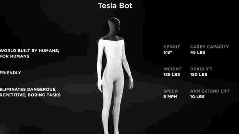 Elon Musk travaille sur un robot humanoïde capable de servir les humains