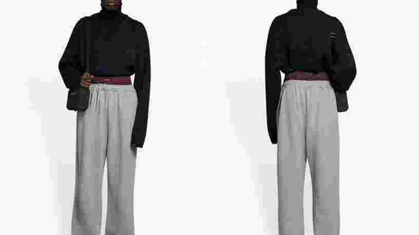 Des clients estiment que ce pantalon Balenciaga à 1 200$ est raciste