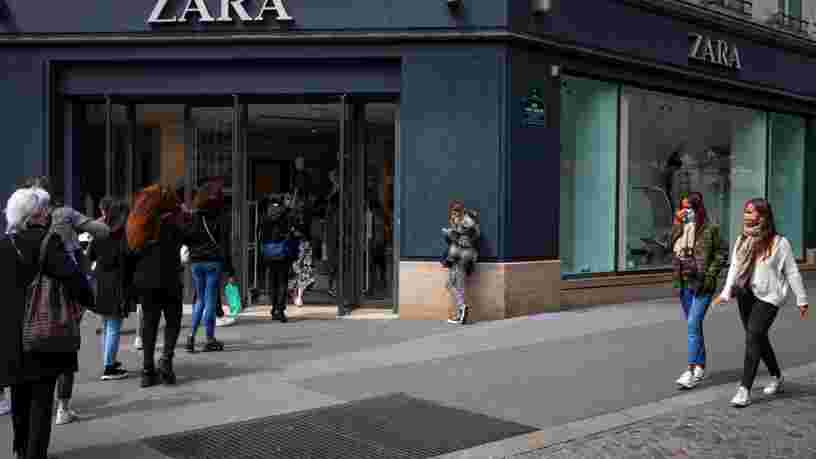 Les clients reviennent en magasin, le groupe de Zara en profite
