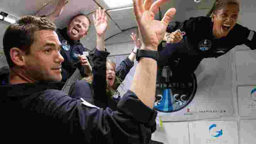 Les touristes de SpaceX disposent de sédatifs, au cas où l'un des passagers deviendrait un danger