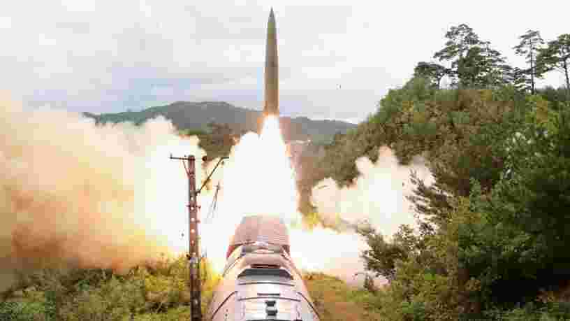 La Corée du Nord tente le lancement de missile depuis un train
