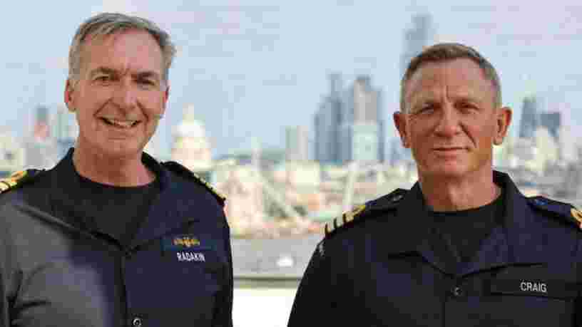 Comme James Bond, Daniel Craig devient commandant de la Royal Navy