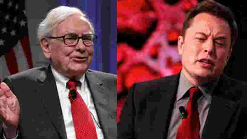 Elon Musk se moque de Warren Buffet, devenu bien moins riche que lui
