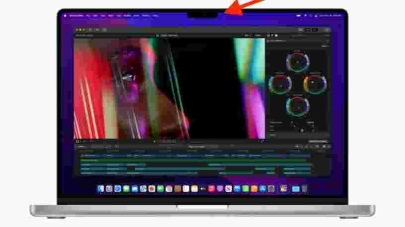 Les internautes se moquent de l'encoche sur les MacBook Pro d'Apple
