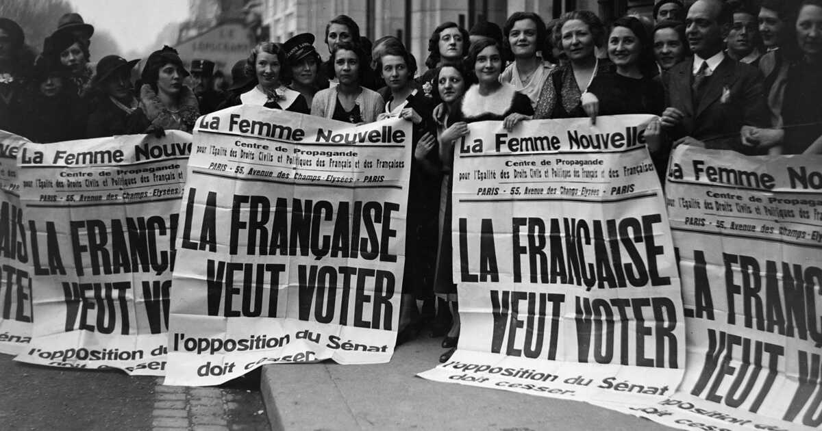 Le long combat pour le vote des femmes en France à travers la presse ...