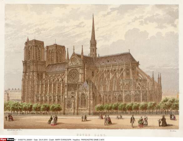 Notre-Dame en 1870