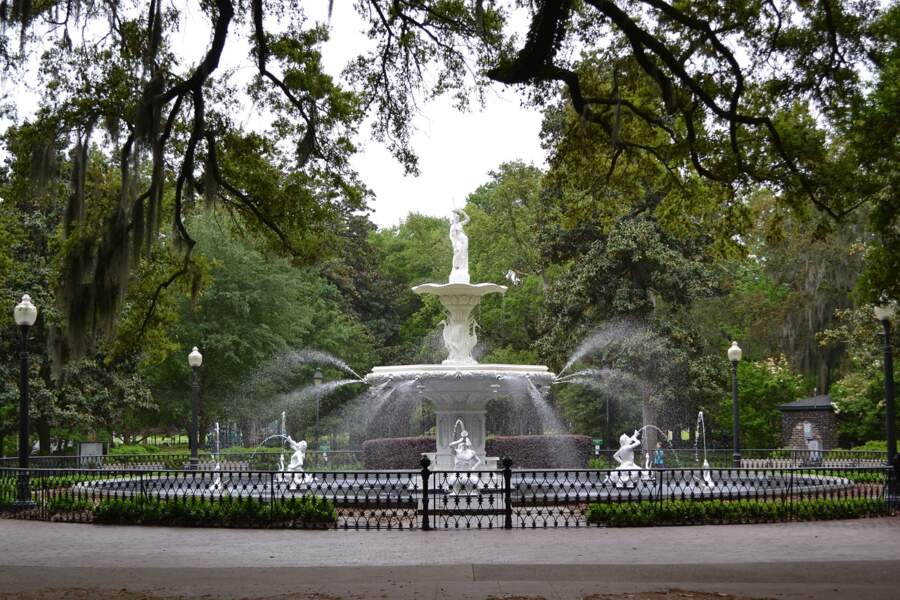Forsyth Park de la ville de Savannah