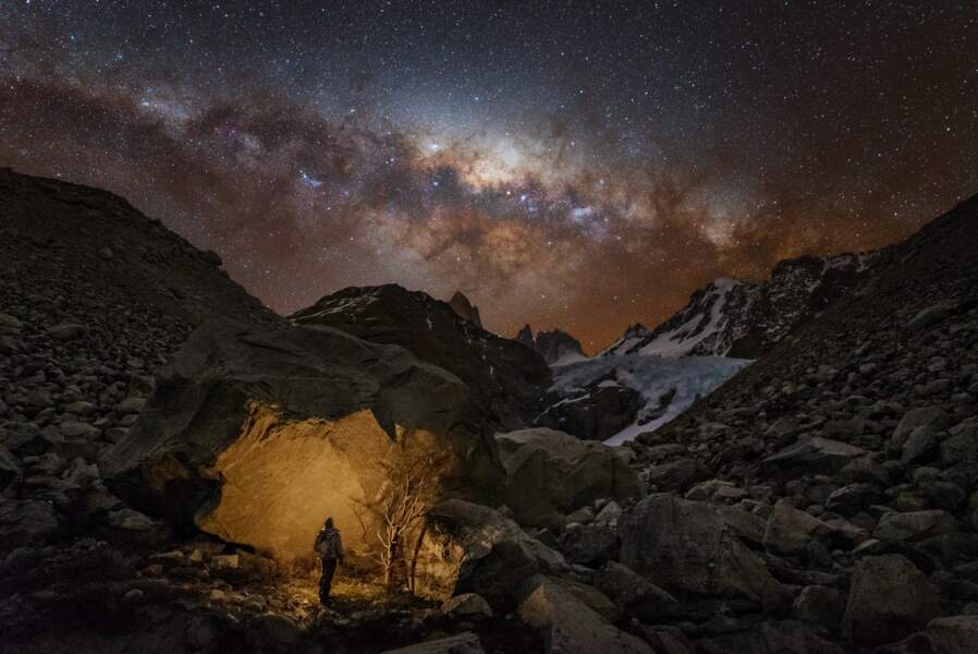 La Voie lactée observée depuis la Patagonie