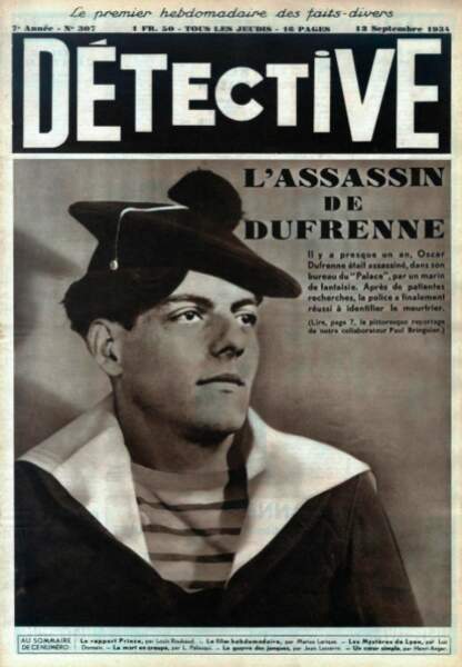 1933 : qui a tué le sulfureux Oscar Dufrenne ?