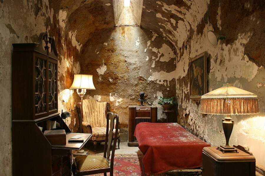 La cellule d'Al Capone de l'Eastern State Penitentiary