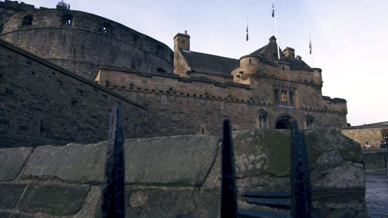Le château d’Édimbourg (Écosse)
