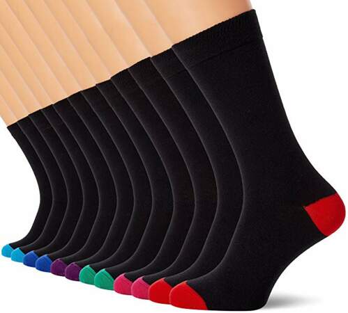 Les chaussettes colorées