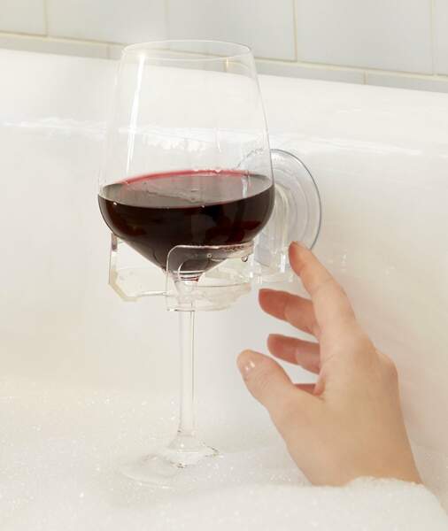 Pour ton ami qui aime les bains & boire : une ventouse à verre de vin