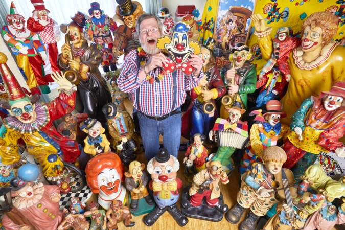 La plus grande collection d’objets liés aux clowns