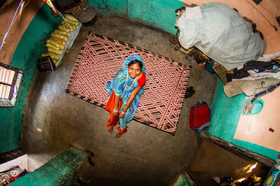 Asha, 17 ans, femme au foyer - Bamansemilya, Inde - ROOM#348