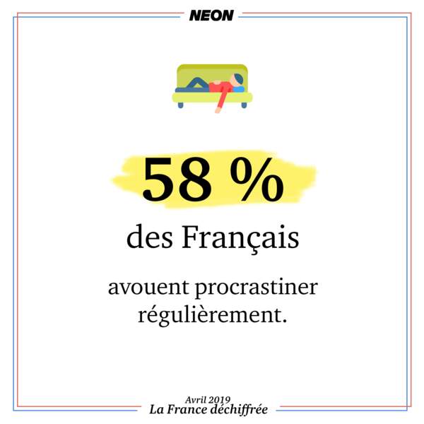 58 % des Français avouent procrastiner régulièrement