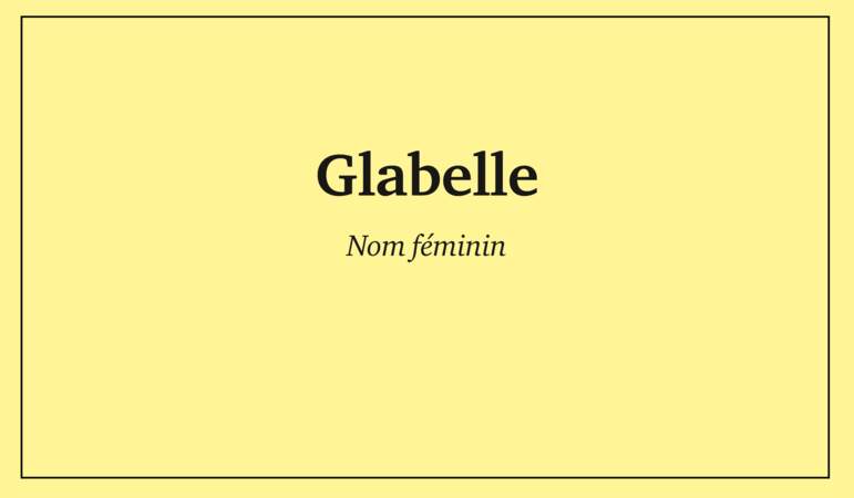 Glabelle