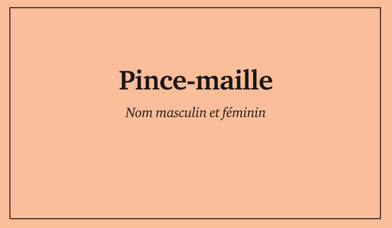 Pince-maille
