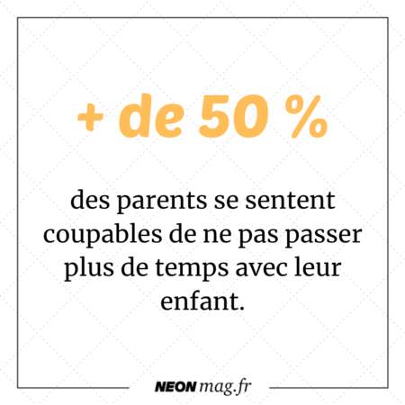 Plus d’un français sur 2 se sent coupable de ne pas passer plus de temps avec ses enfants