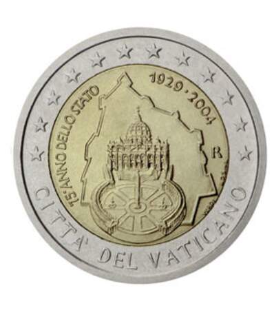 Les deux euros du Vatican 2004