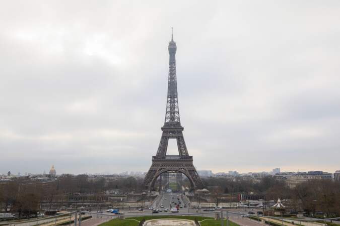 La Tour Eiffel, Paris, le 16 mars 2020, la veille du confinement