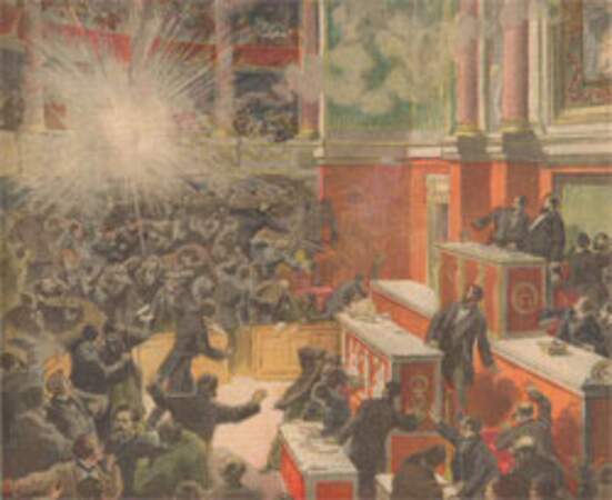 9 décembre 1893 : l'anarchiste Vaillant lance une bombe au parlement
