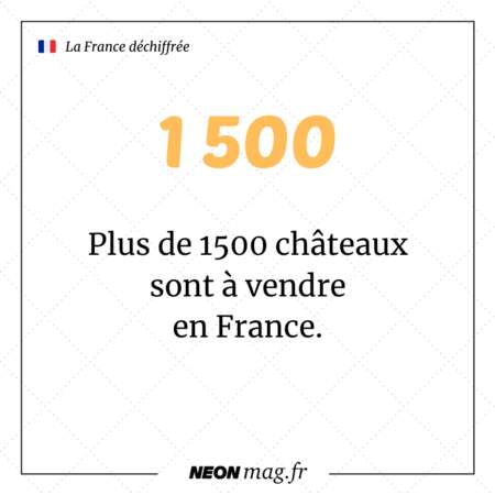 Plus de 1 500 châteaux sont à vendre en France