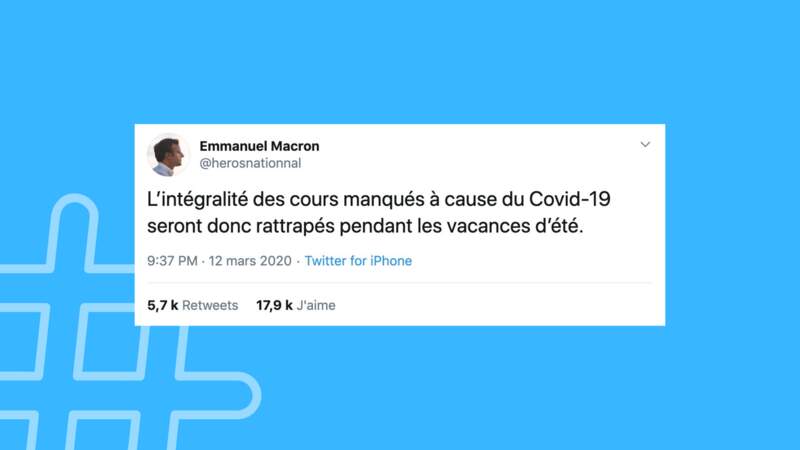 Macron annonce le rattrapage des cours pendant les vacances d’été